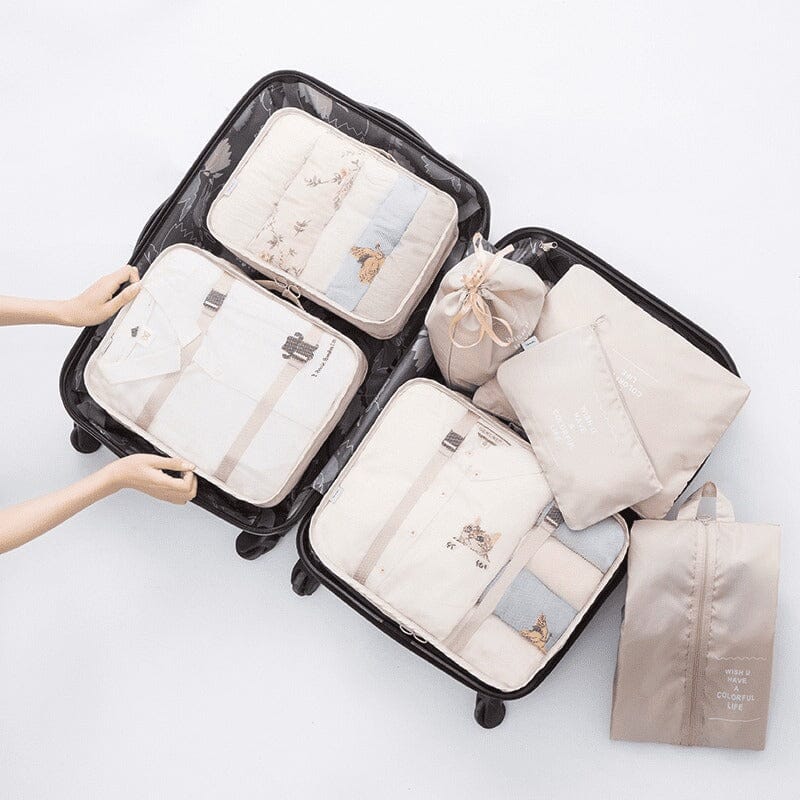 Kit 7 Bolsas Organizadoras Para Mala de Viagem STORAGE BAG - PAGUE 4 LEVE 7 - Direct Ofertas