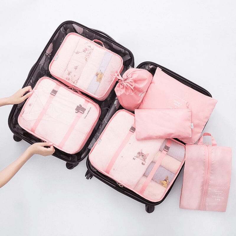 Kit 7 Bolsas Organizadoras Para Mala de Viagem STORAGE BAG - PAGUE 4 LEVE 7 - Direct Ofertas