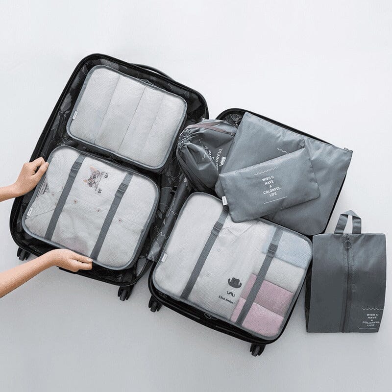 Kit 7 Bolsas Organizadoras Para Mala de Viagem STORAGE BAG - PAGUE 4 LEVE 7 - Direct Ofertas
