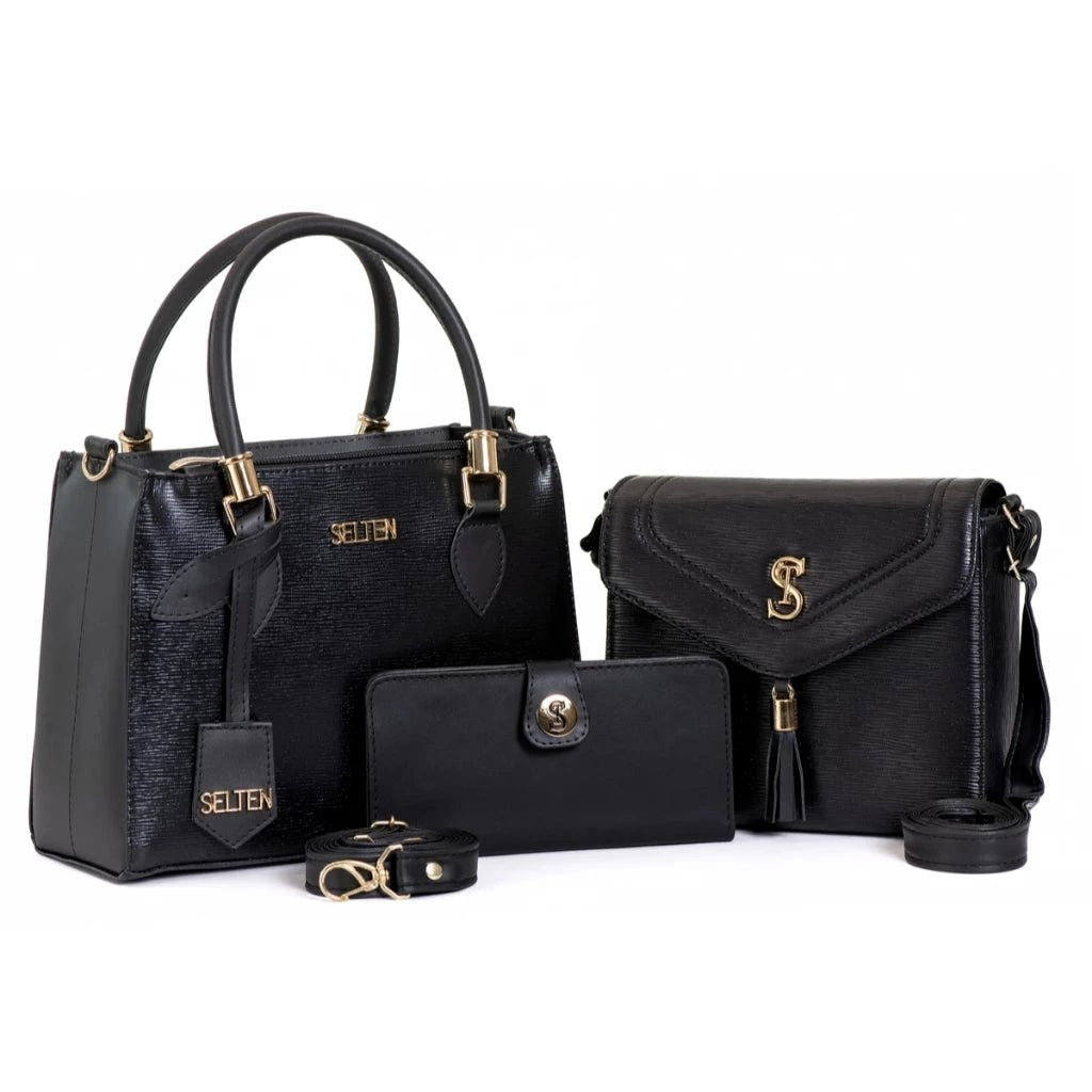 Kit Bolsa Transversal com Tote e Carteira - Direct Ofertas
