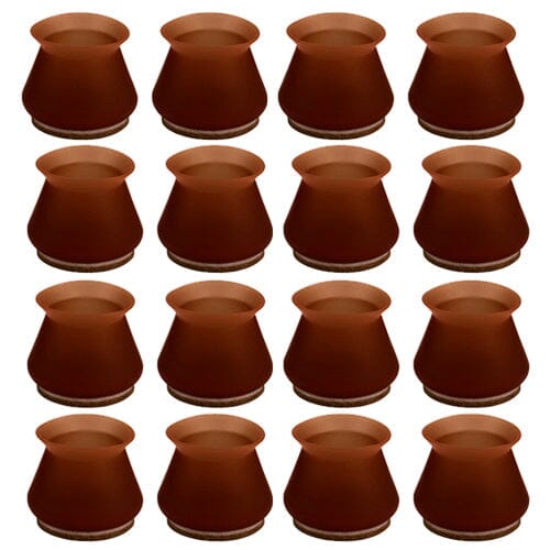 Kit com 16 Peças de Protetor de Pés de Móveis em Silicone - Direct Ofertas
