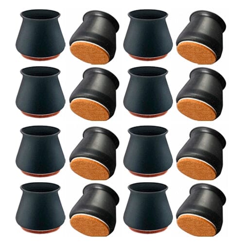 Kit com 16 Peças de Protetor de Pés de Móveis em Silicone - Direct Ofertas