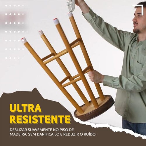 Kit com 16 Peças de Protetor de Pés de Móveis em Silicone - Direct Ofertas