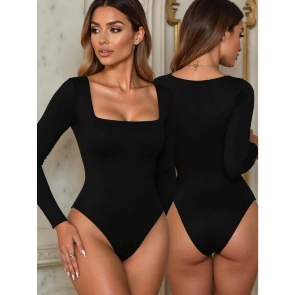 Kit com 2 Bodys Femininos Manga Longa Kit com 2 Bodys PS1 Direct Ofertas 