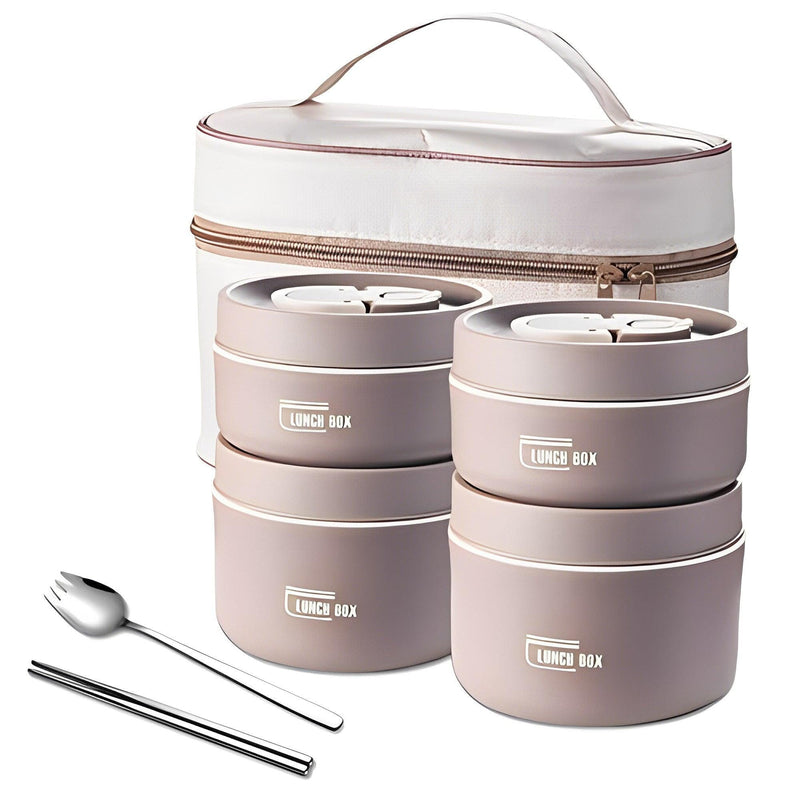 Kit Potes Heméticos LunchBox [Com Brindes] - Direct Ofertas