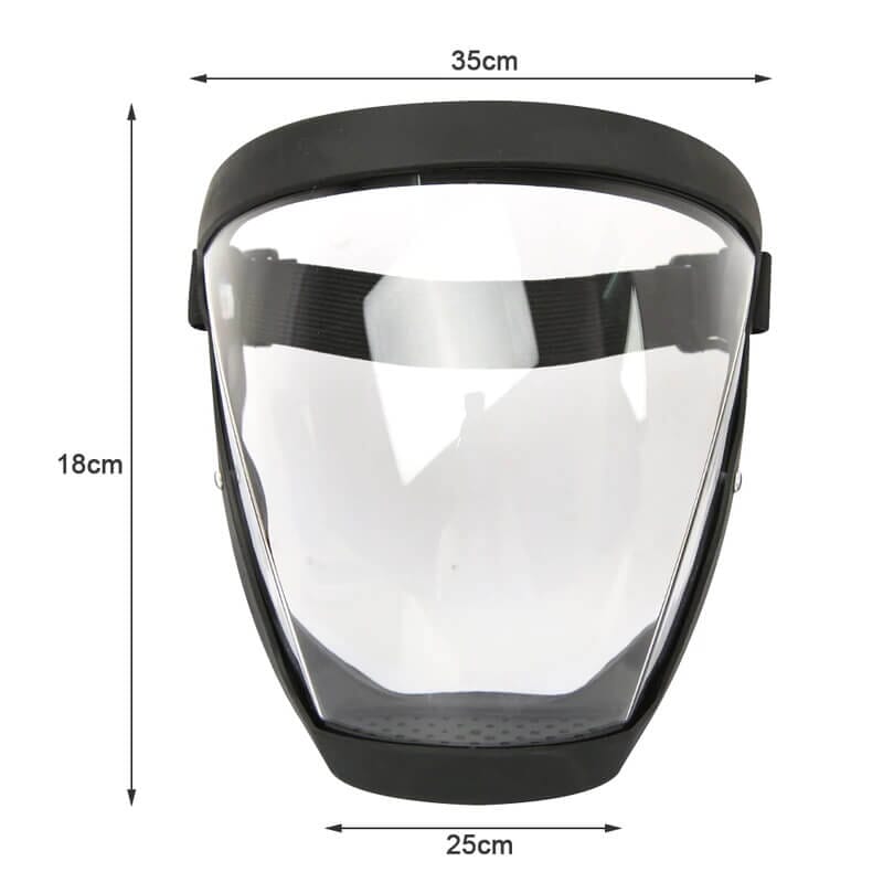 Máscara de Proteção Indestrutível Anti Embaçante Face Shield - Direct Ofertas