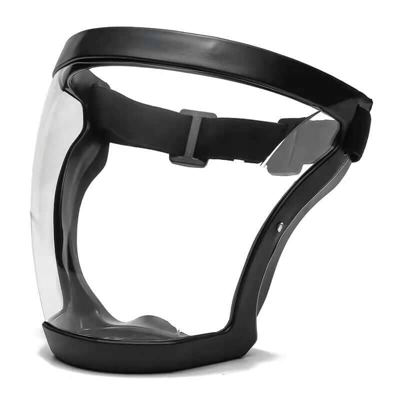 Máscara de Proteção Indestrutível Anti Embaçante Face Shield Máscara de Proteção Indestrutível P13 Direct Ofertas Preta 