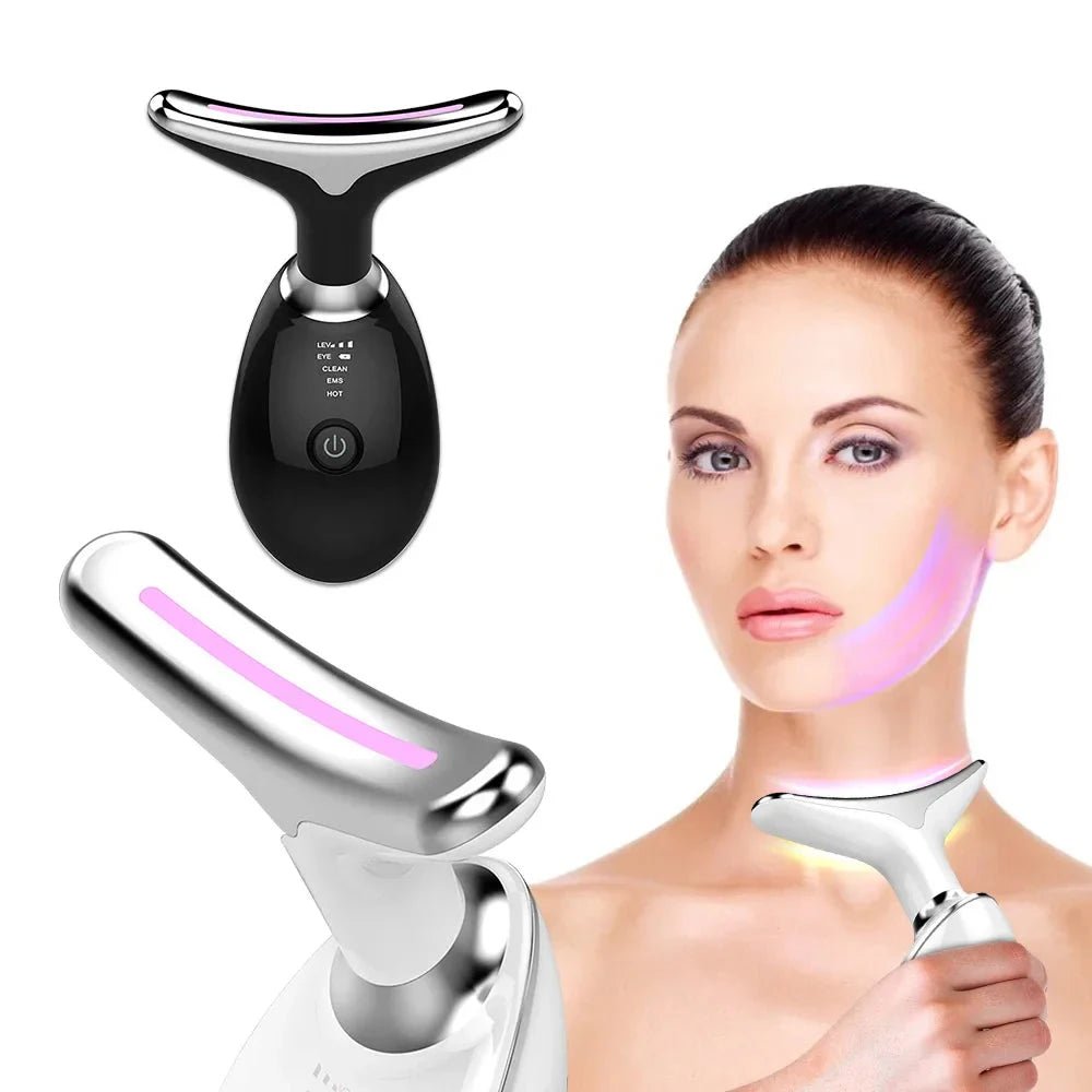 Massageador Facial com Fototerapia Anti - Rugas - Direct Ofertas