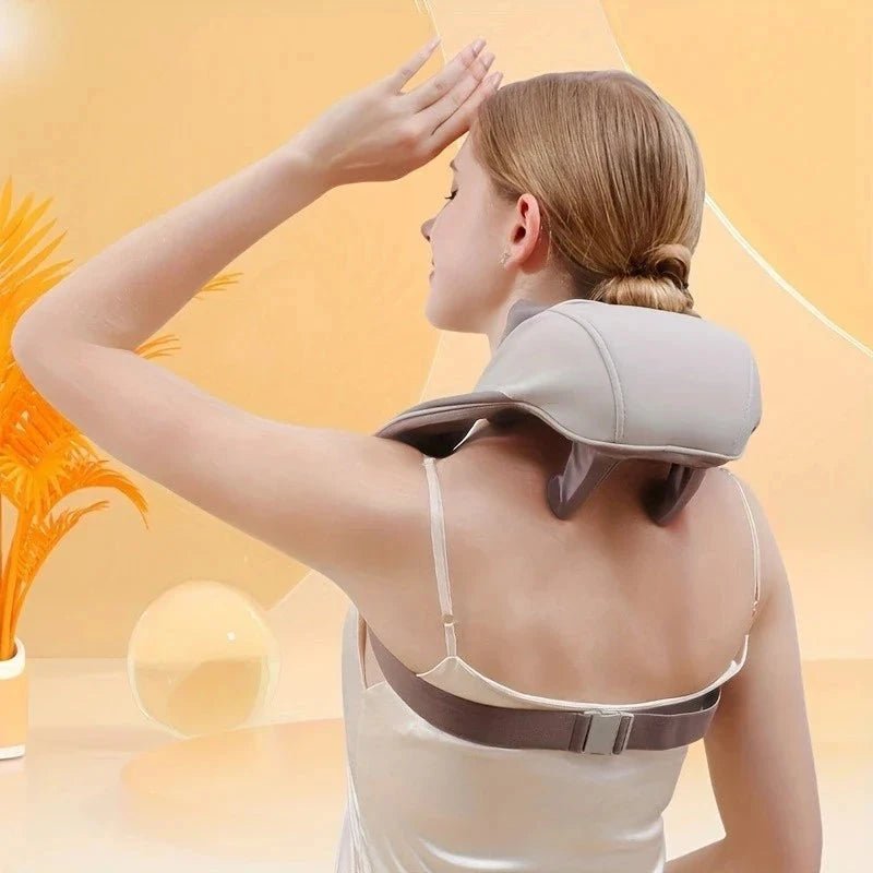 Massageador Inteligente com Aquecimento – Pescoço e Ombros Sem Dor - Direct Ofertas