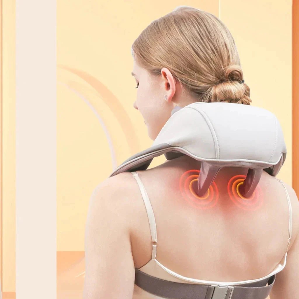Massageador Inteligente com Aquecimento – Pescoço e Ombros Sem Dor - Direct Ofertas