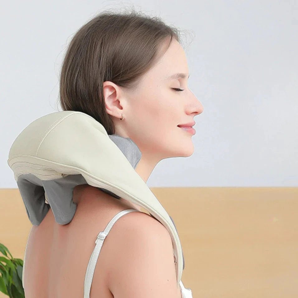 Massageador Inteligente com Aquecimento – Pescoço e Ombros Sem Dor - Direct Ofertas