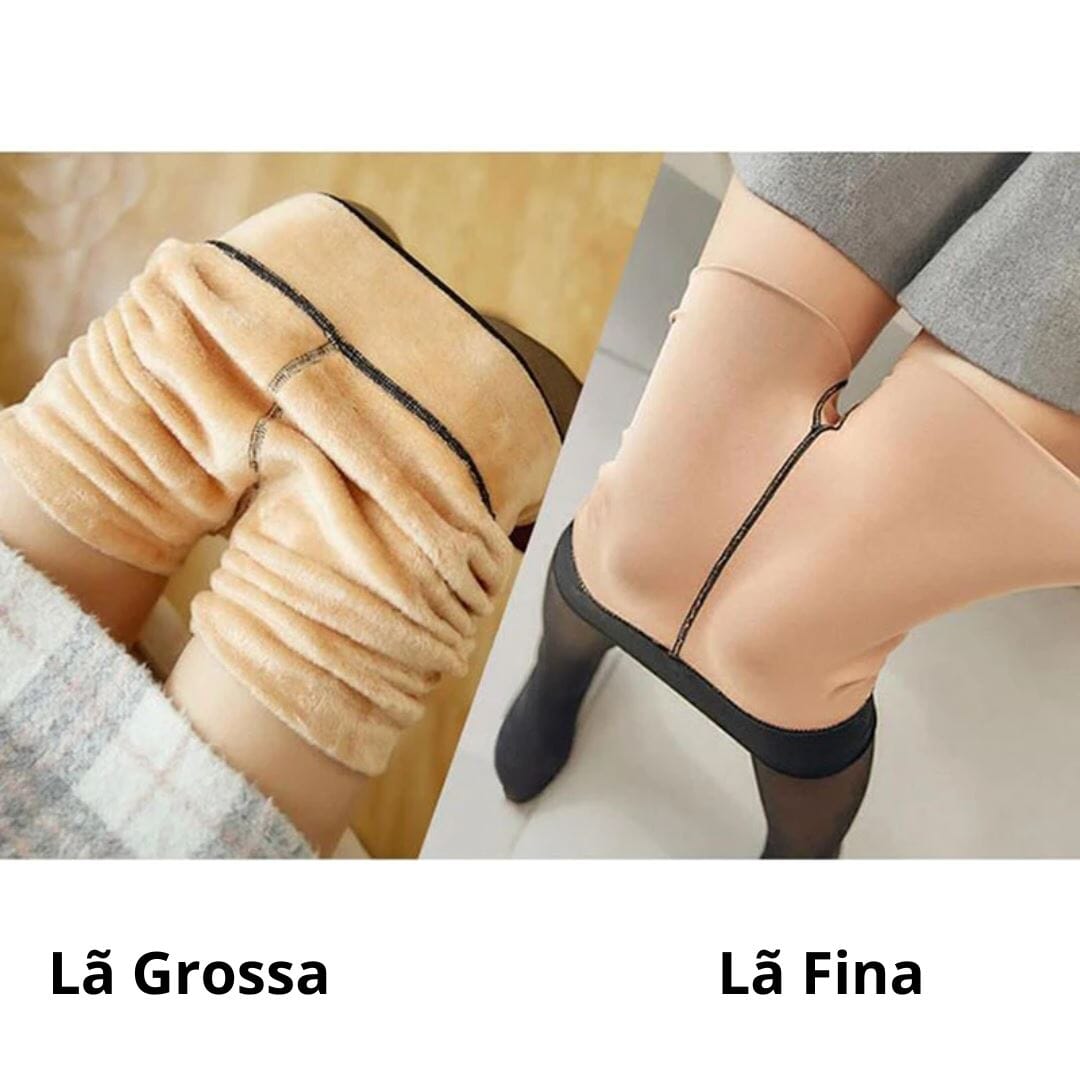 Meia - Calça Peluciada com Lã [Compre 1 Leve 2] - Direct Ofertas