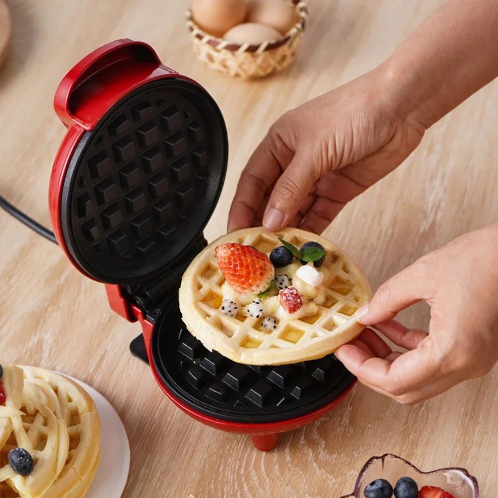 Mini Máquina de Waffles Elétrica Portátil - Direct Ofertas