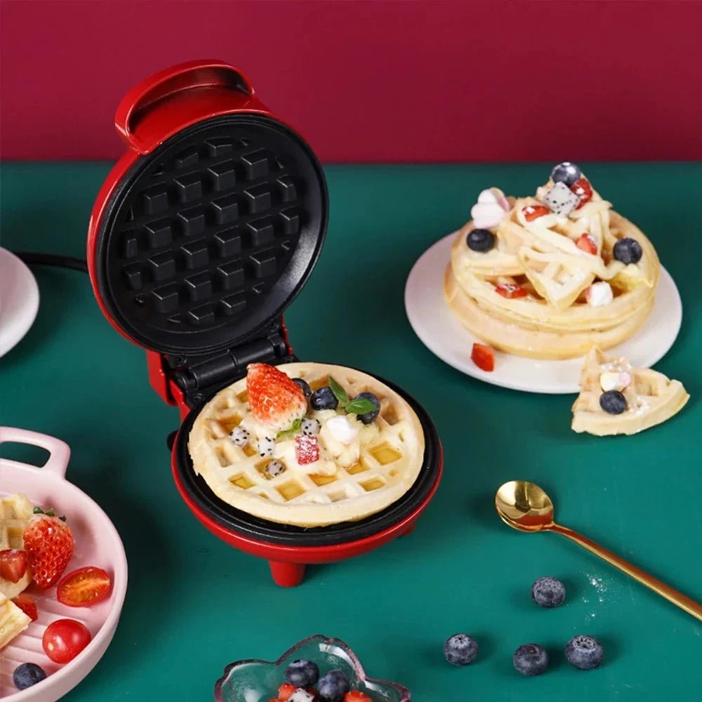 Mini Máquina de Waffles Elétrica Portátil - Direct Ofertas