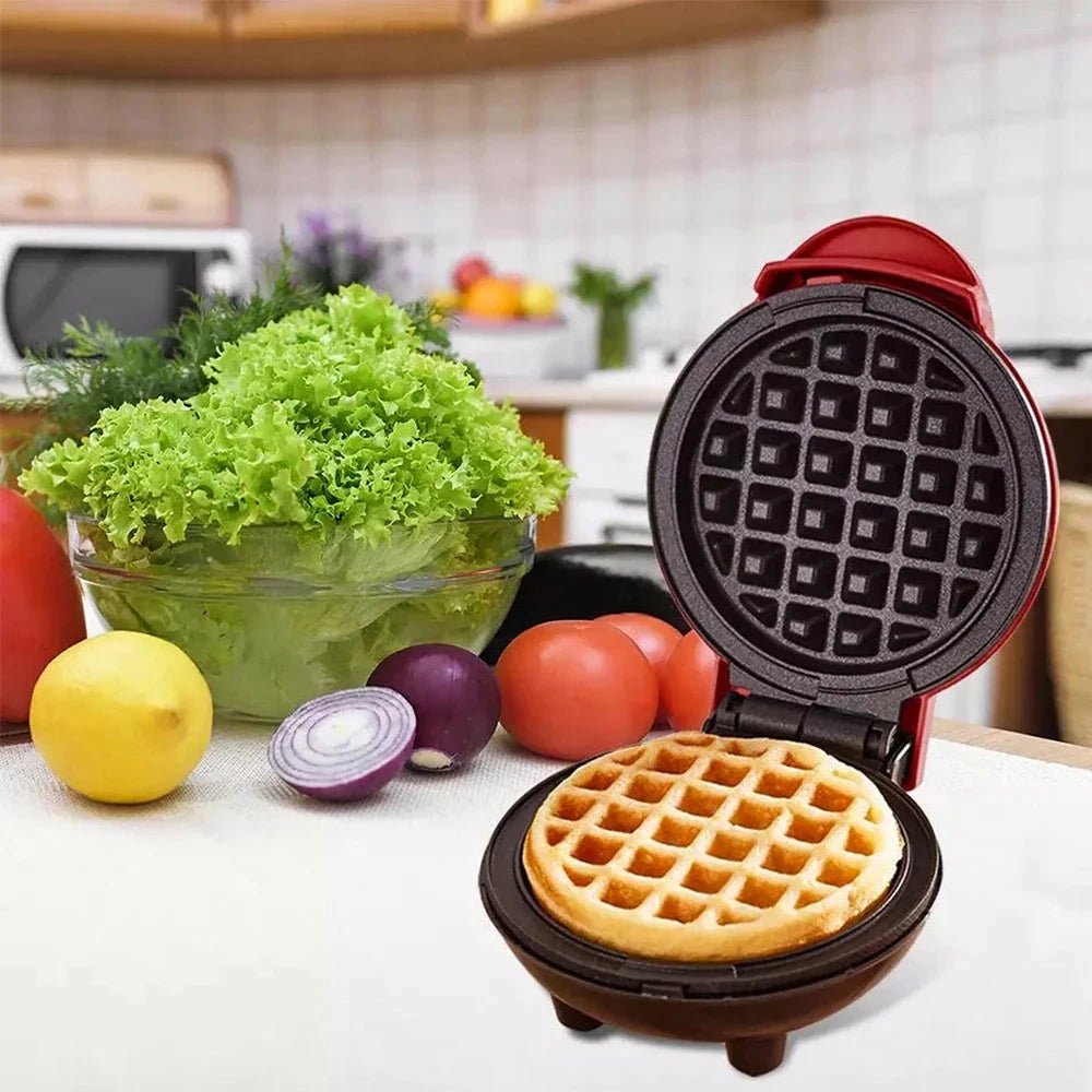 Mini Máquina de Waffles Elétrica Portátil - Direct Ofertas