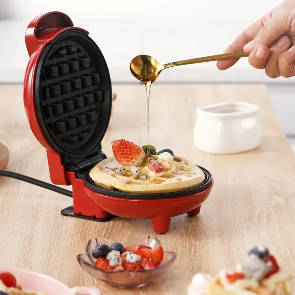 Mini Máquina de Waffles Elétrica Portátil - Direct Ofertas