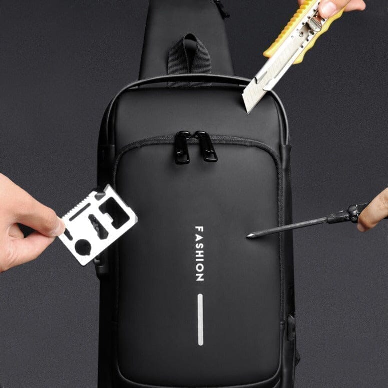 Mochila Anti - Furto com Senha USB - Bolsa Slim Bag - Direct Ofertas