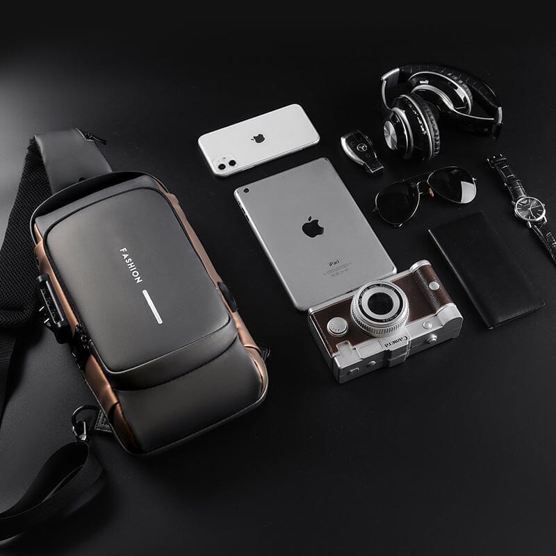 Mochila Anti - Furto com Senha USB - Bolsa Slim Bag - Direct Ofertas