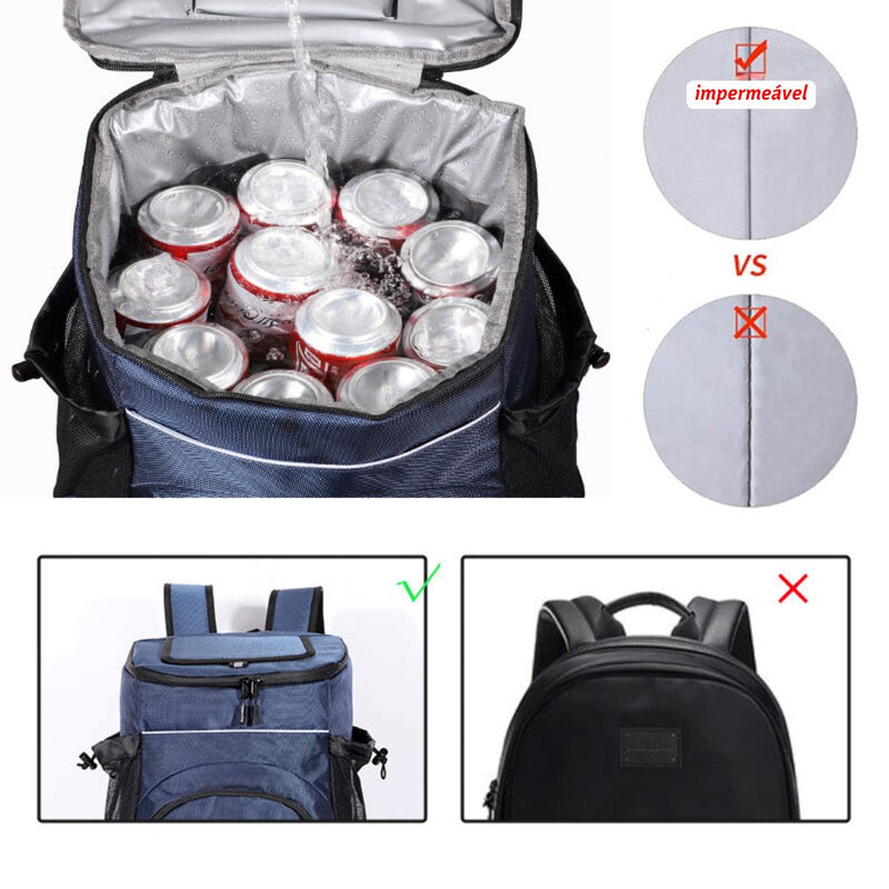 Mochila COOLER à Prova D'água 33L - Thermal Bag® MAX - Direct Ofertas