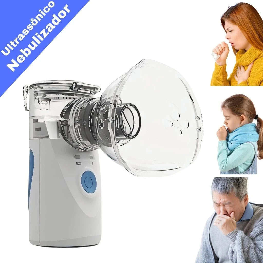 Nebulizador Ultrassônico Portátil Nebulizador Ultrassônico PS1 Direct Ofertas 