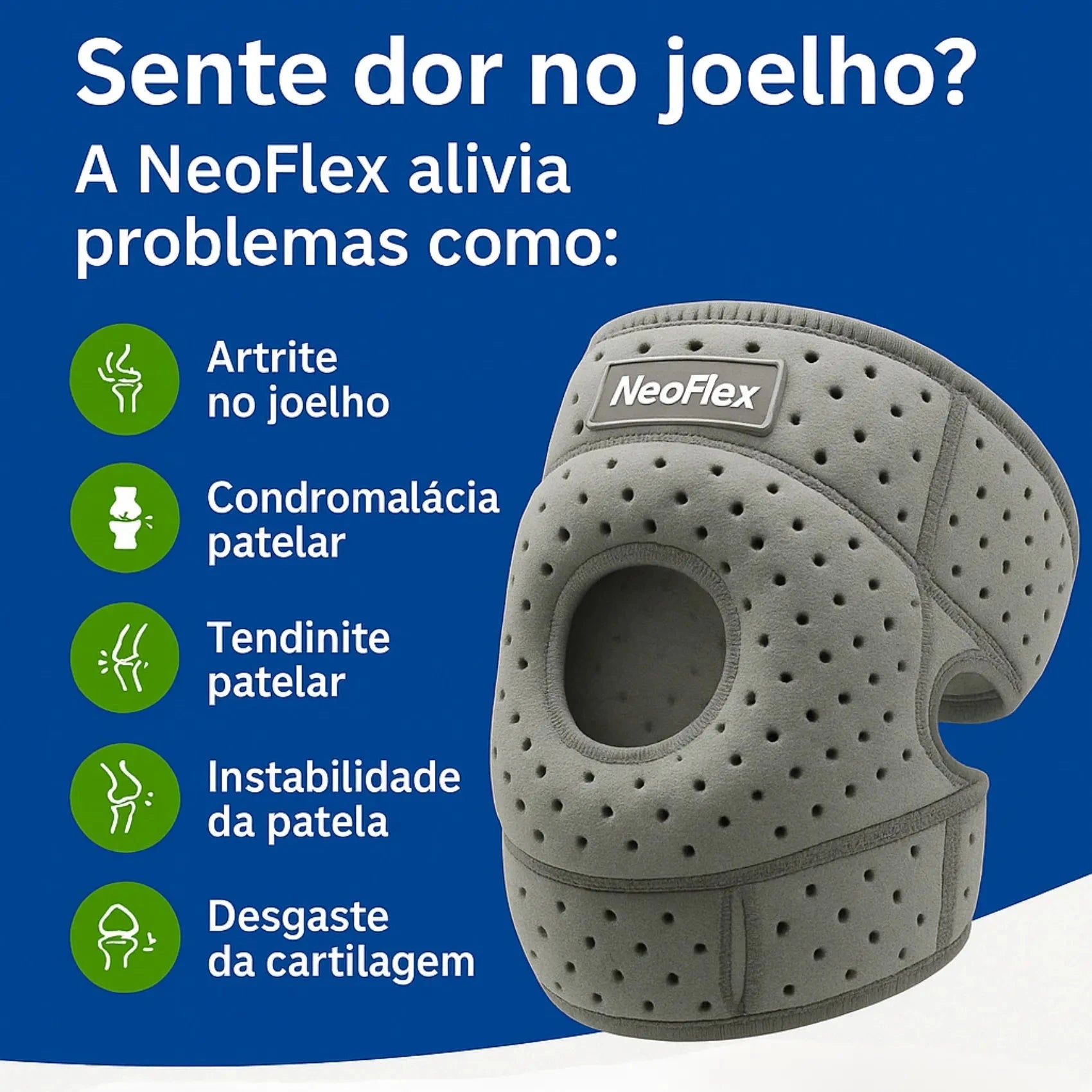 NeoFlex - Joelheira Ortopédica - Direct Ofertas