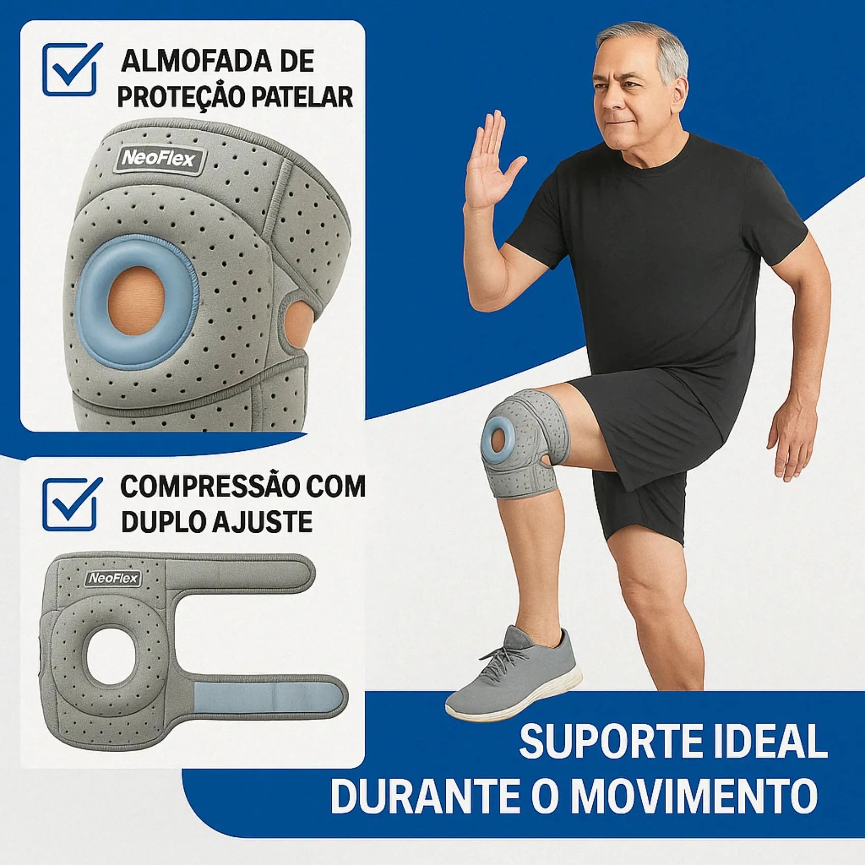 NeoFlex - Joelheira Ortopédica - Direct Ofertas