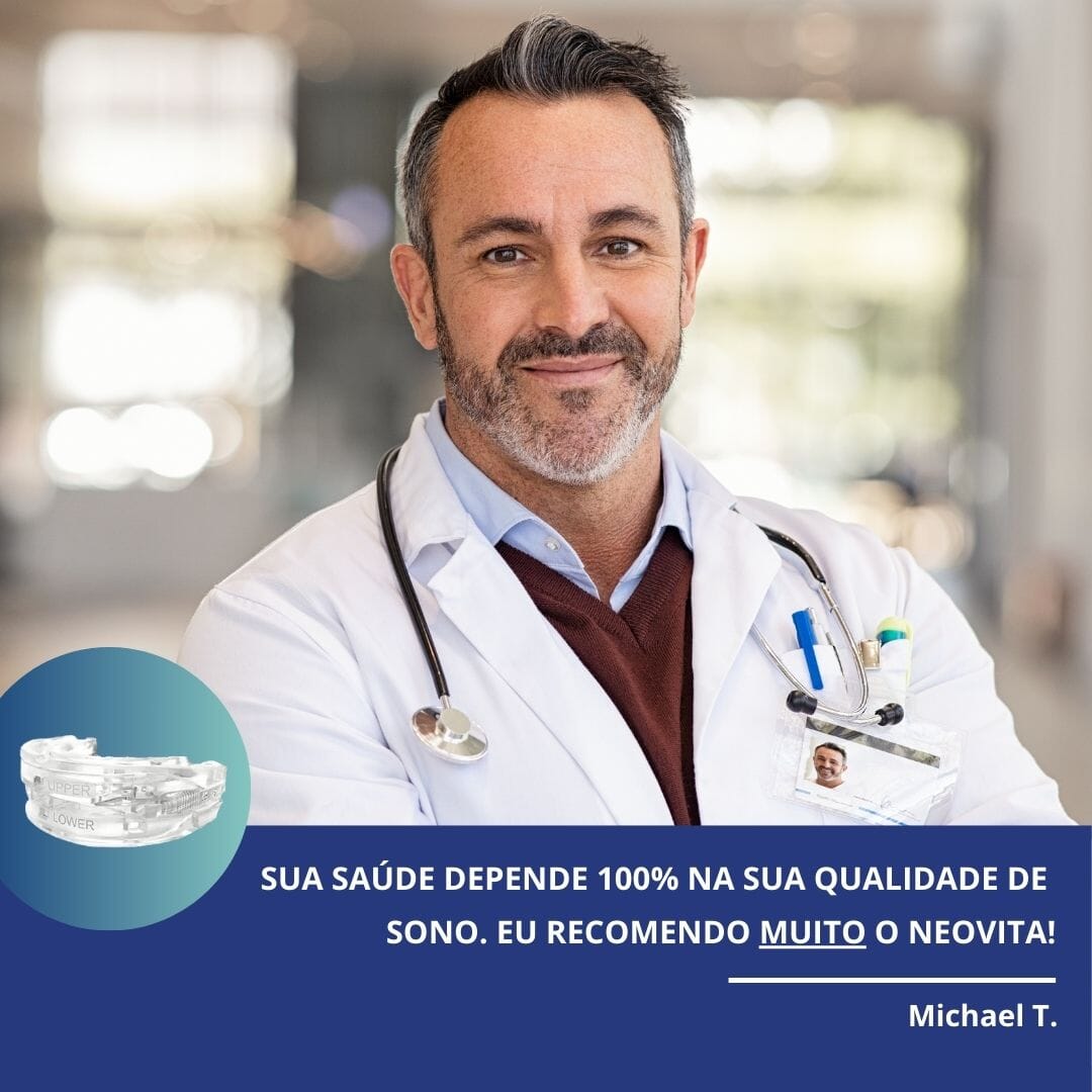 NeoVita® Protetor Bucal Ajustável Anti - Ronco - Direct Ofertas