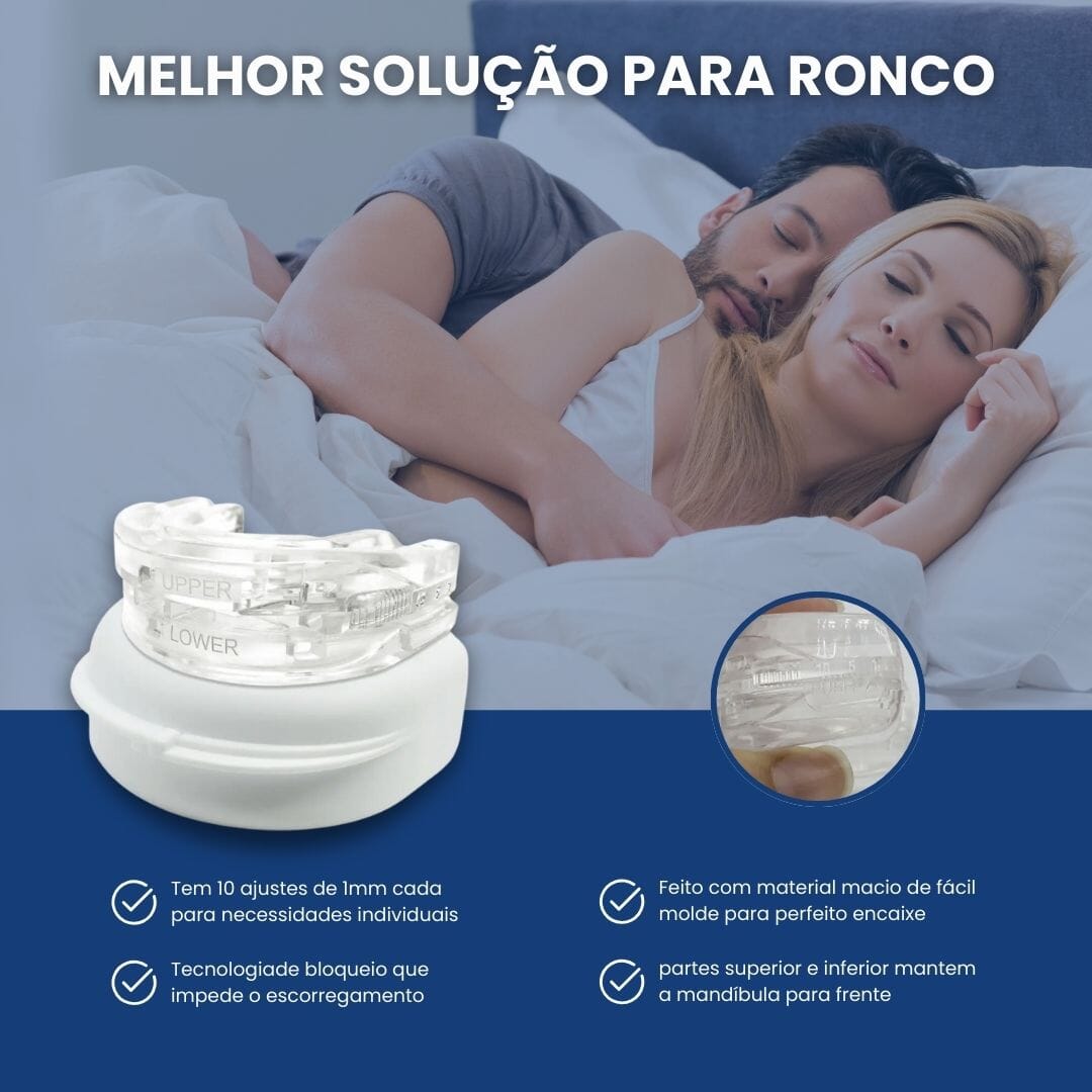 NeoVita® Protetor Bucal Ajustável Anti - Ronco - Direct Ofertas