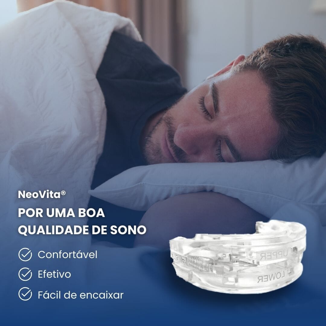 NeoVita® Protetor Bucal Ajustável Anti - Ronco - Direct Ofertas