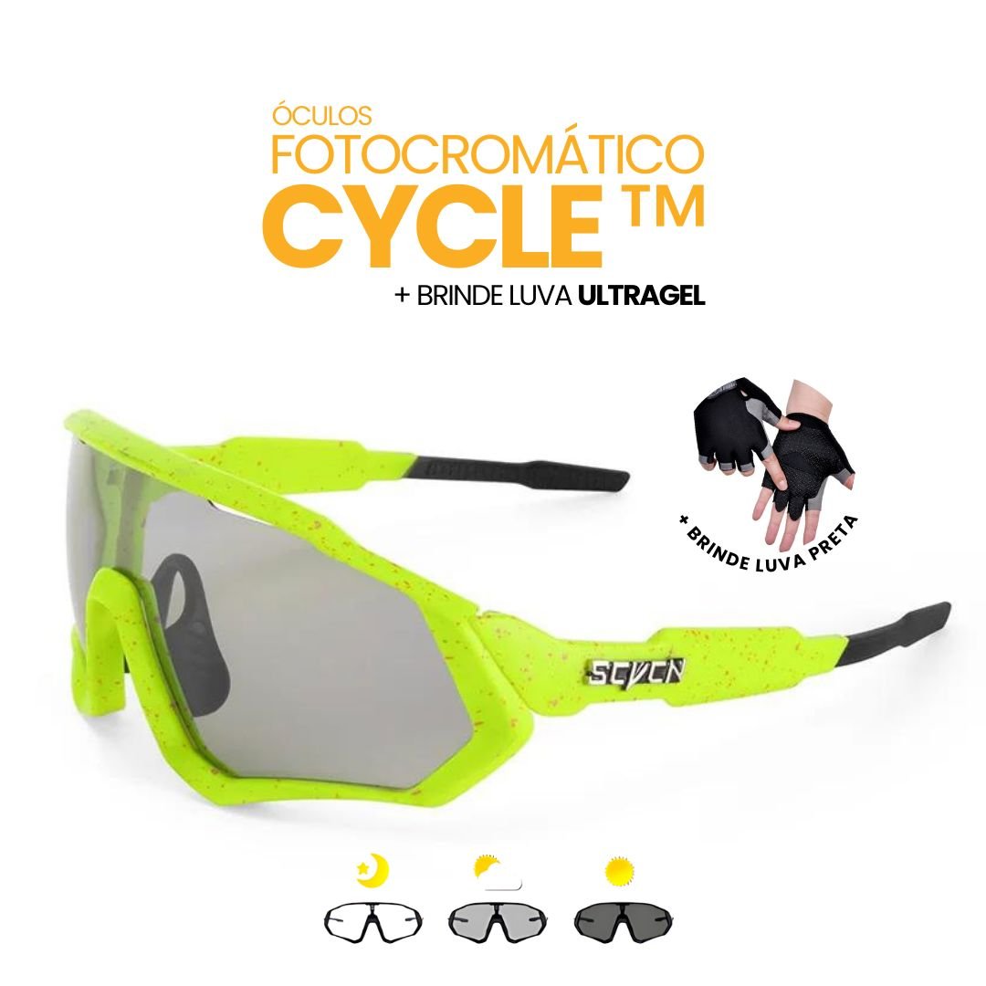 Óculos Fotocromático Cycle™ + BRINDE LUVA ULTRAGEL - Direct Ofertas