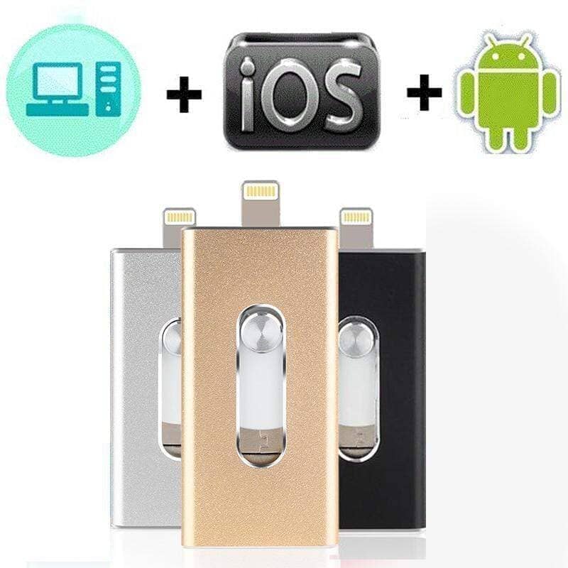 Pen Drive de Celular 4 em 1 - Multi Operacional - Direct Ofertas