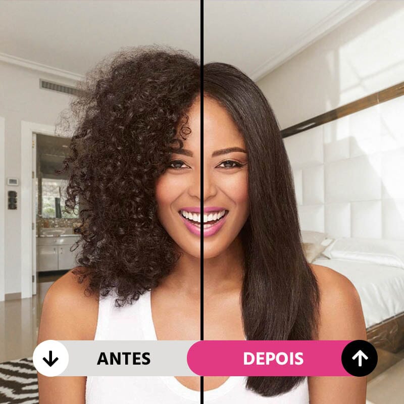Pente Alisador de Cabelo 5 em 1 Sem Fio InfiniteGlam - Direct Ofertas
