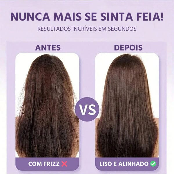 Pente Alisador de Cabelo 5 em 1 Sem Fio InfiniteGlam - Direct Ofertas