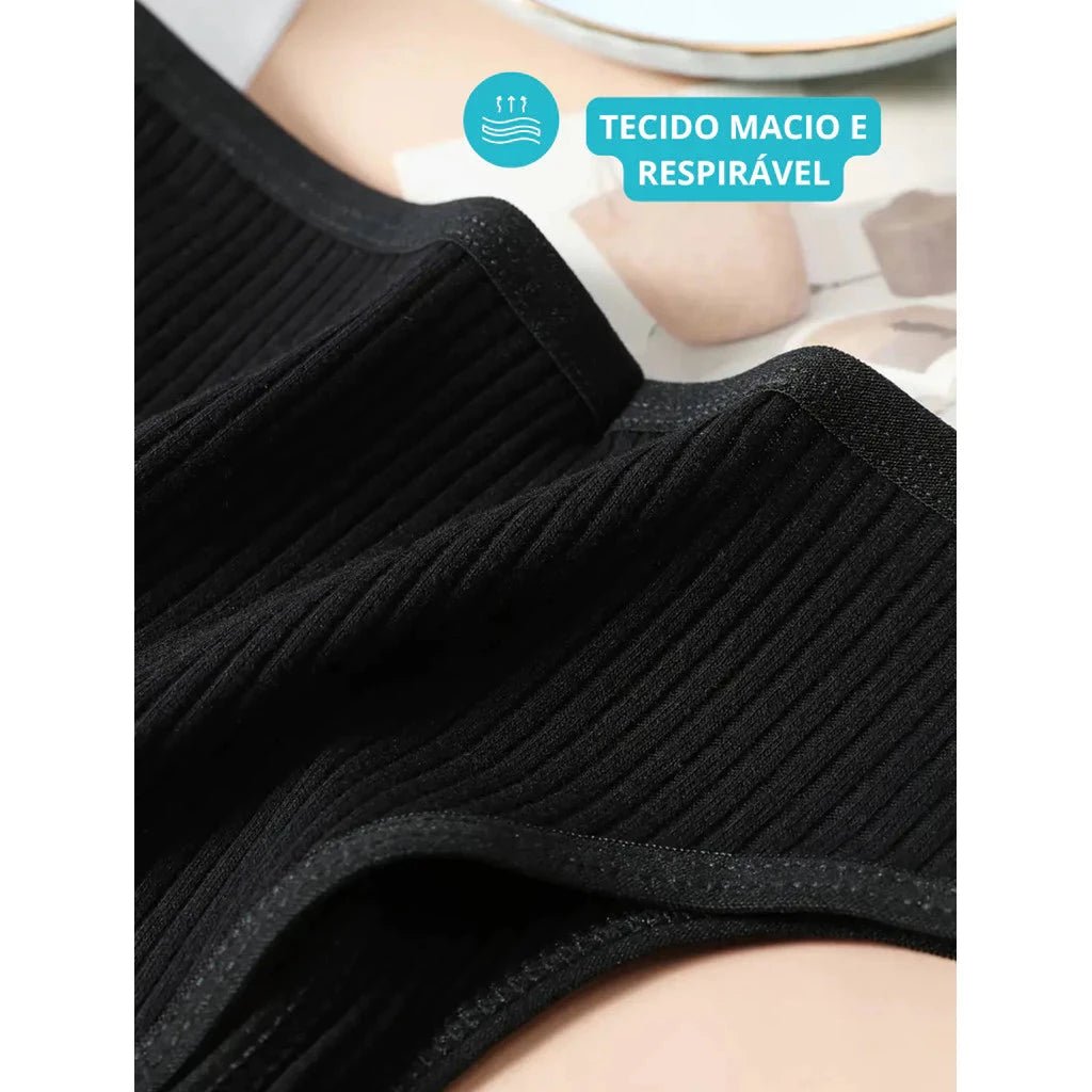 [PROMOÇÃO DE LANÇAMENTO COMPRE 5 LEVE 10] Calcinha CottonConfort® - FRETE GRÁTIS - Direct Ofertas