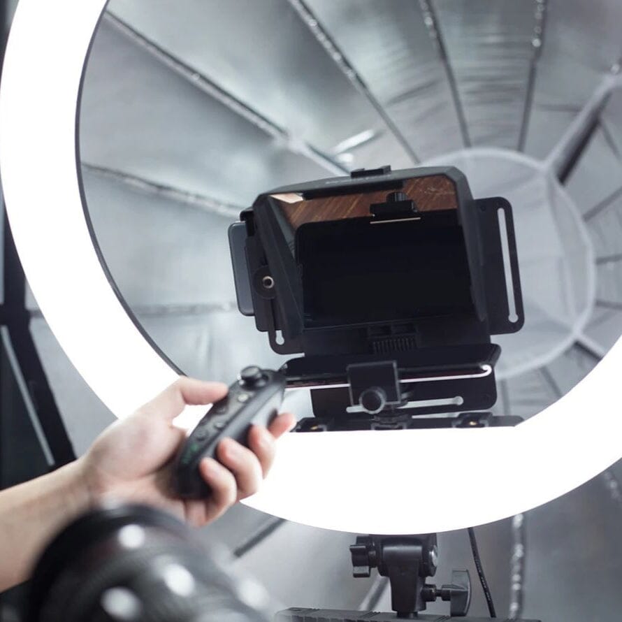 ProPrompt - Teleprompter para Smartphones e Câmera com Controle Remoto - Direct Ofertas