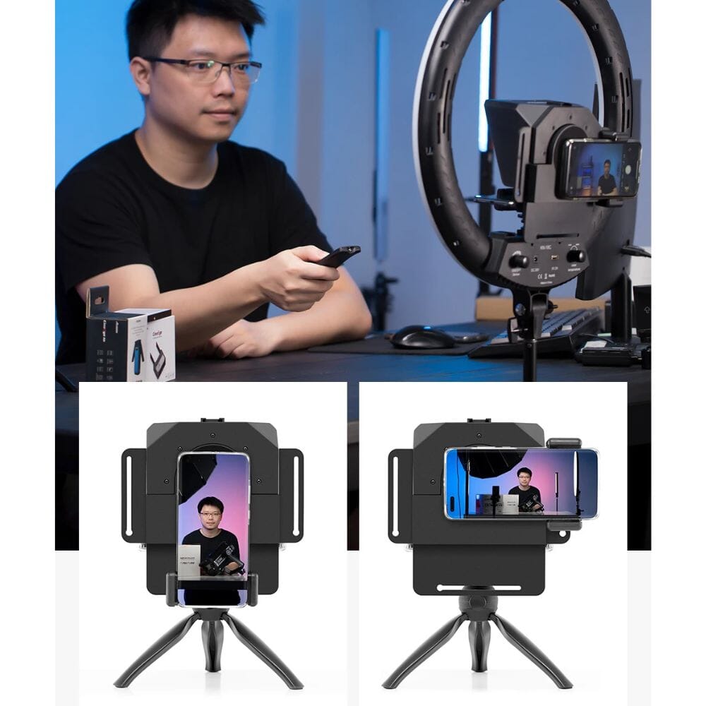 ProPrompt - Teleprompter para Smartphones e Câmera com Controle Remoto - Direct Ofertas