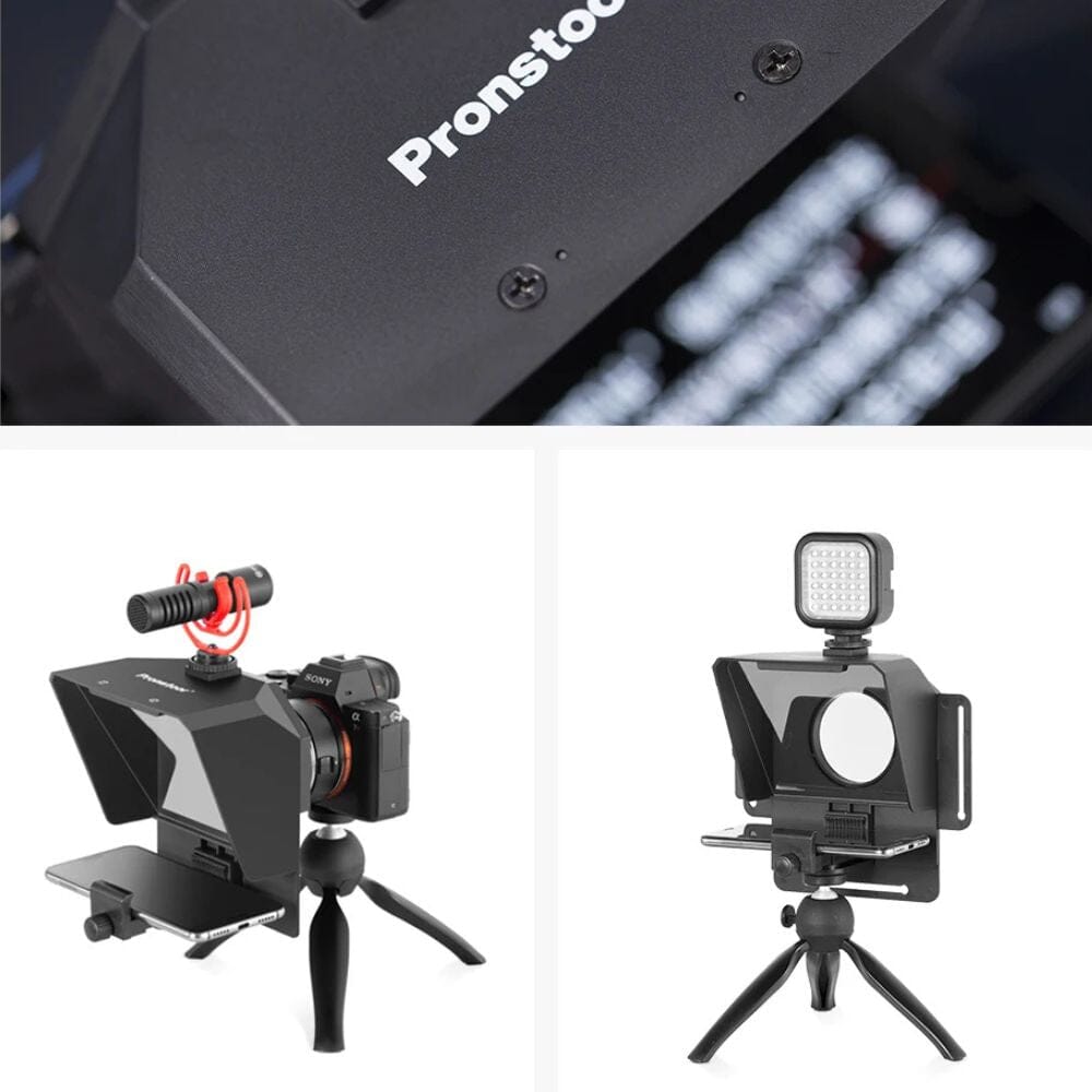 ProPrompt - Teleprompter para Smartphones e Câmera com Controle Remoto - Direct Ofertas