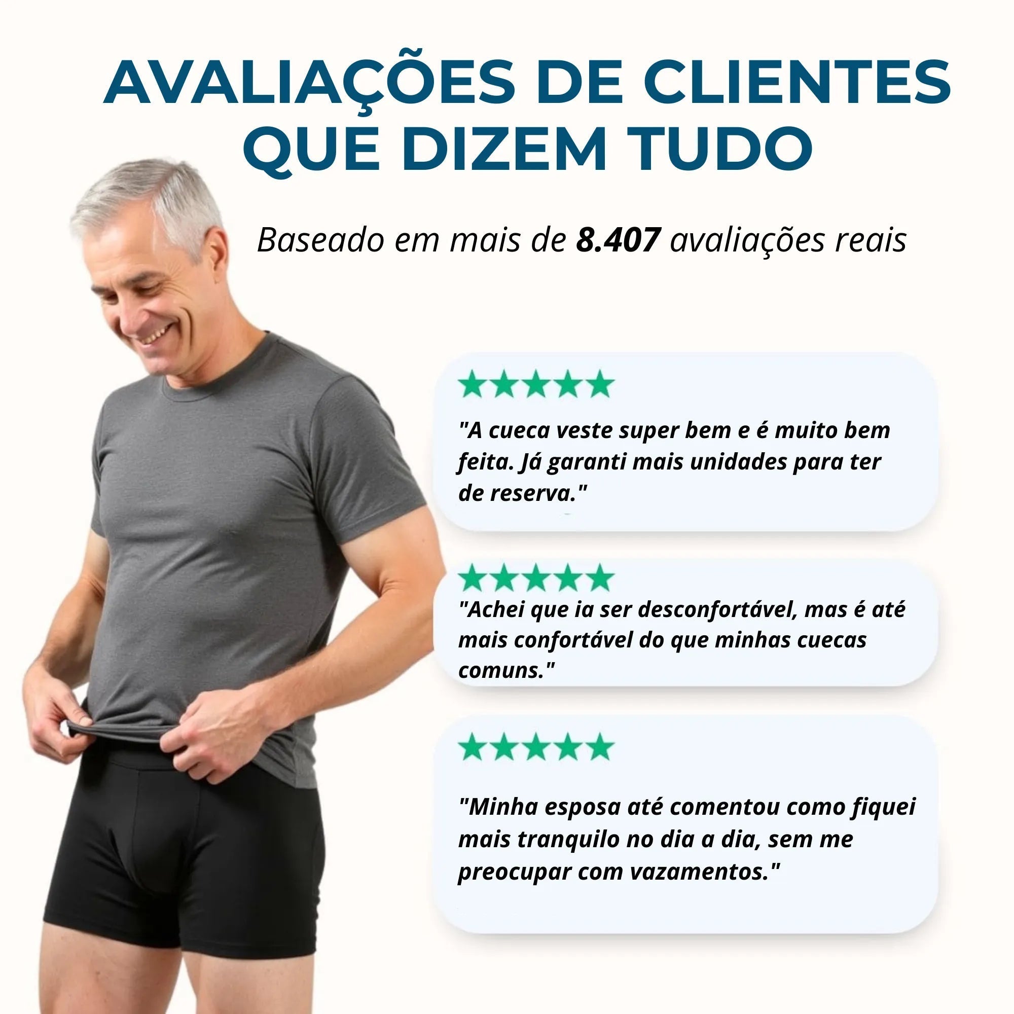 ProtecMen Cueca Reutilizável de Alta Absorção - Direct Ofertas