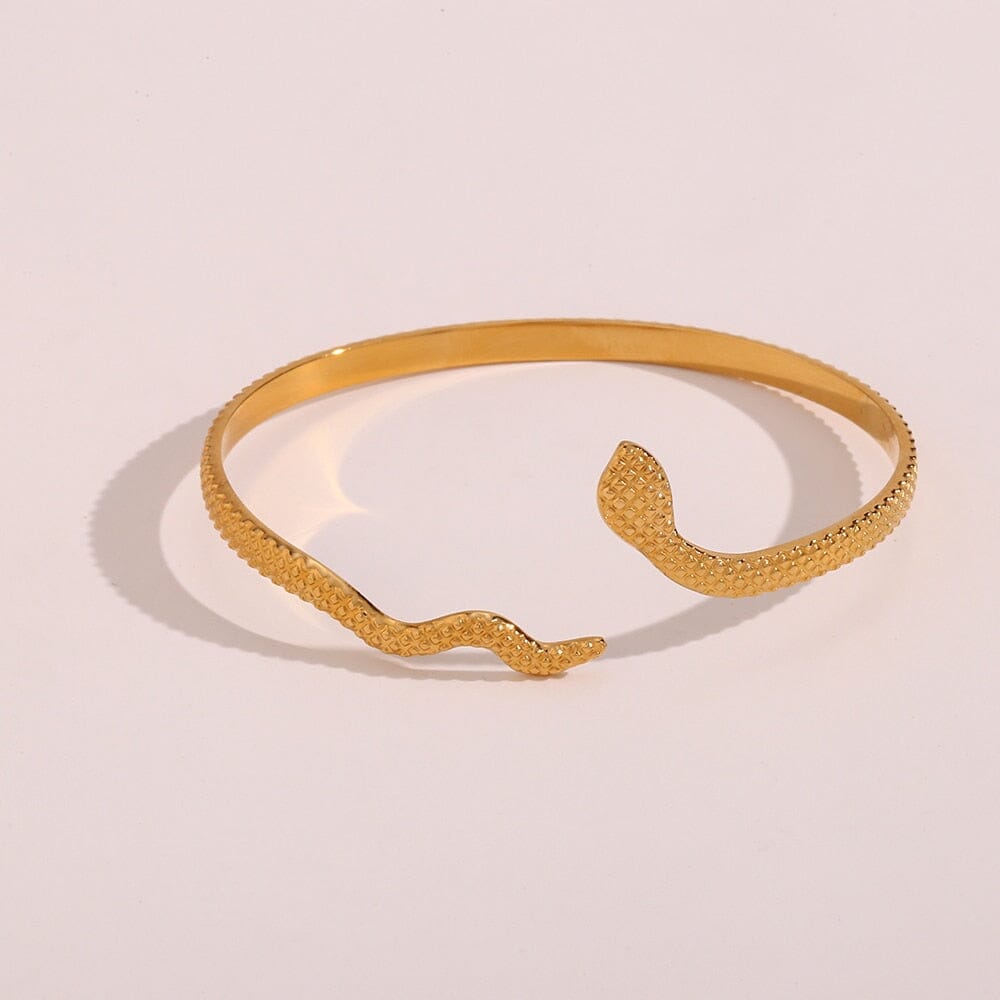 Pulseira Feminina Serpente Banhada a Ouro - Direct Ofertas