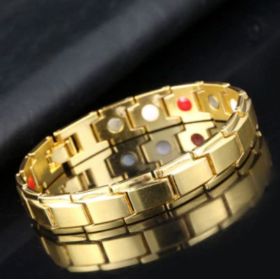 Pulseira Magnética de Emagrecimento - FitPlus Pulseira Magnética de Emagrecimento - FitPlus P13 Direct Ofertas Dourada 