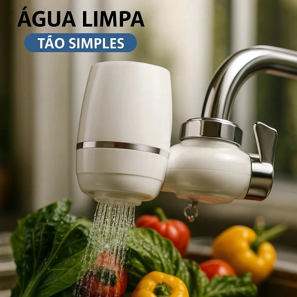 Purificador Filtro de Água para Torneira - AquaShield - Direct Ofertas