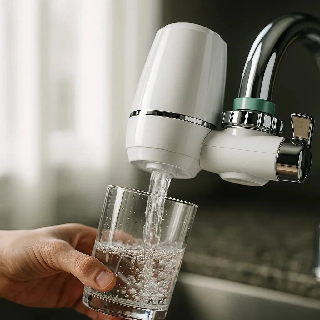 Purificador Filtro de Água para Torneira - AquaShield - Direct Ofertas