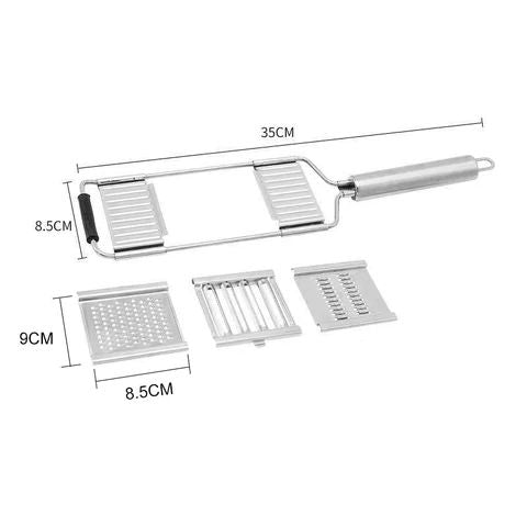 Ralador Profissional de Legumes Multiuso Com 4 Lâminas - Direct Ofertas