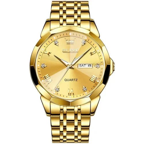 Relógio PREMIUM Luxury Gold - [FRETE GRÁTIS] - Direct Ofertas