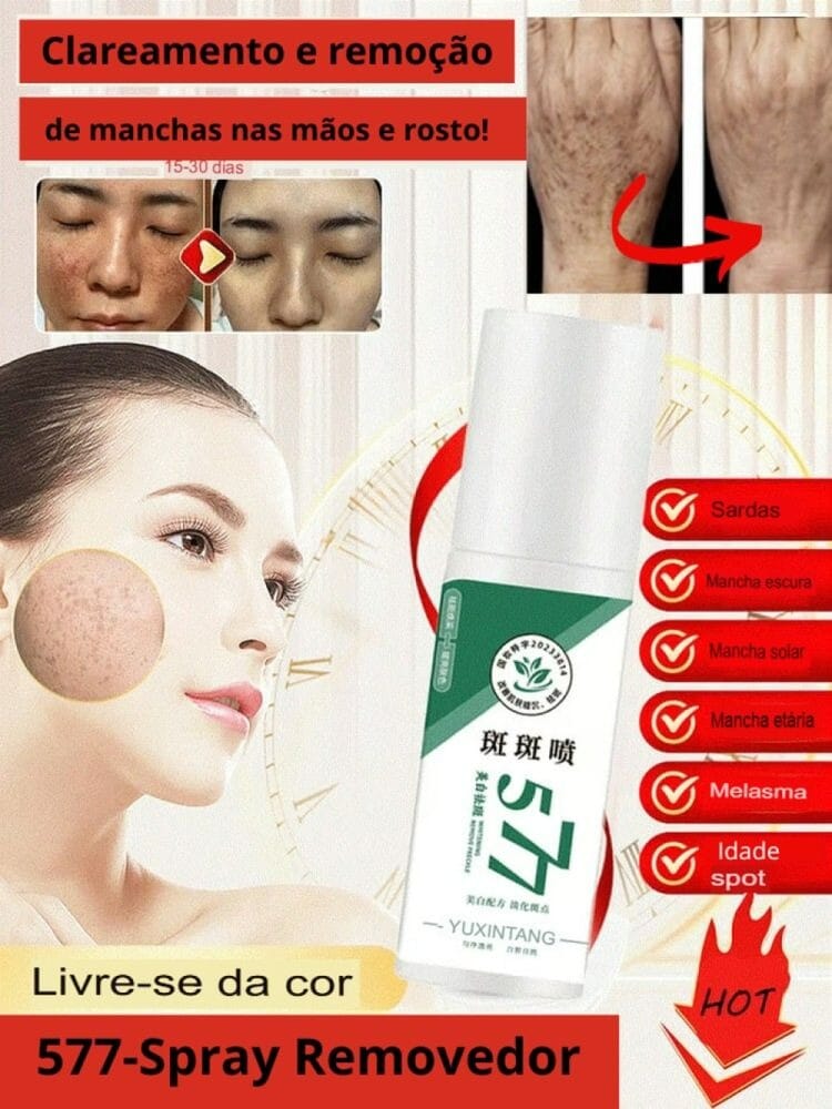 Revitta 577 Spray - Remove manchas de SOL, IDADE E MELASMA! - Direct Ofertas