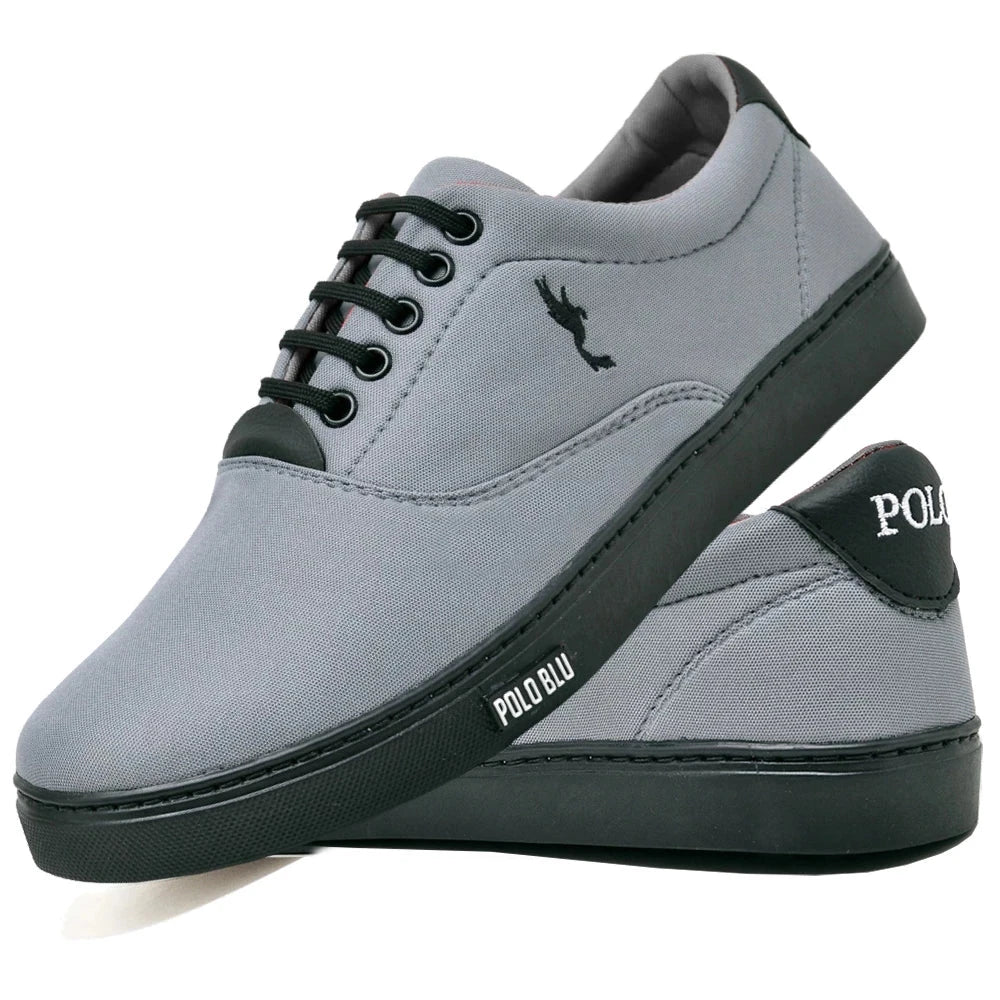 Sapatênis Masculino Polo Blu Sapatênis Masculino Polo Blu PS1 Direct Ofertas Cinza Escuro 37 