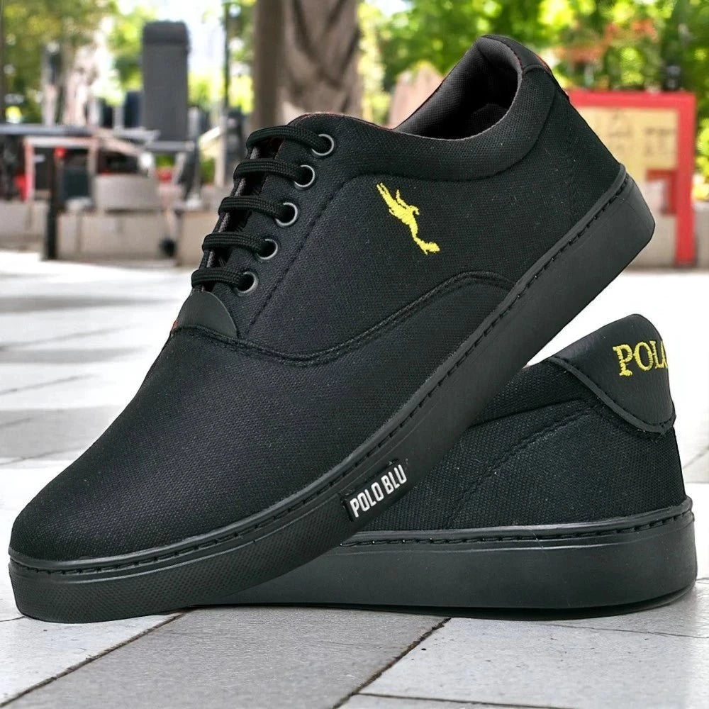 Sapatênis Masculino Polo Blu Sapatênis Masculino Polo Blu PS1 Direct Ofertas Preto+Preto 37 