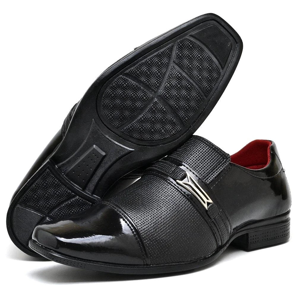 Sapato Social Masculino Verniz Sapato Social Masculino Verniz PS1 Direct Ofertas 