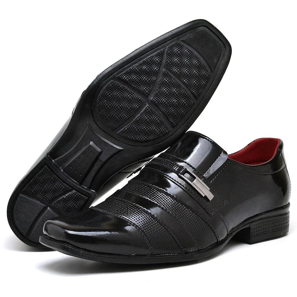 Sapato Social Masculino Verniz Sapato Social Masculino Verniz PS1 Direct Ofertas 