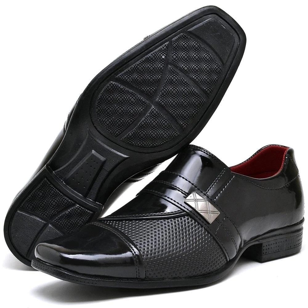 Sapato Social Masculino Verniz Sapato Social Masculino Verniz PS1 Direct Ofertas 